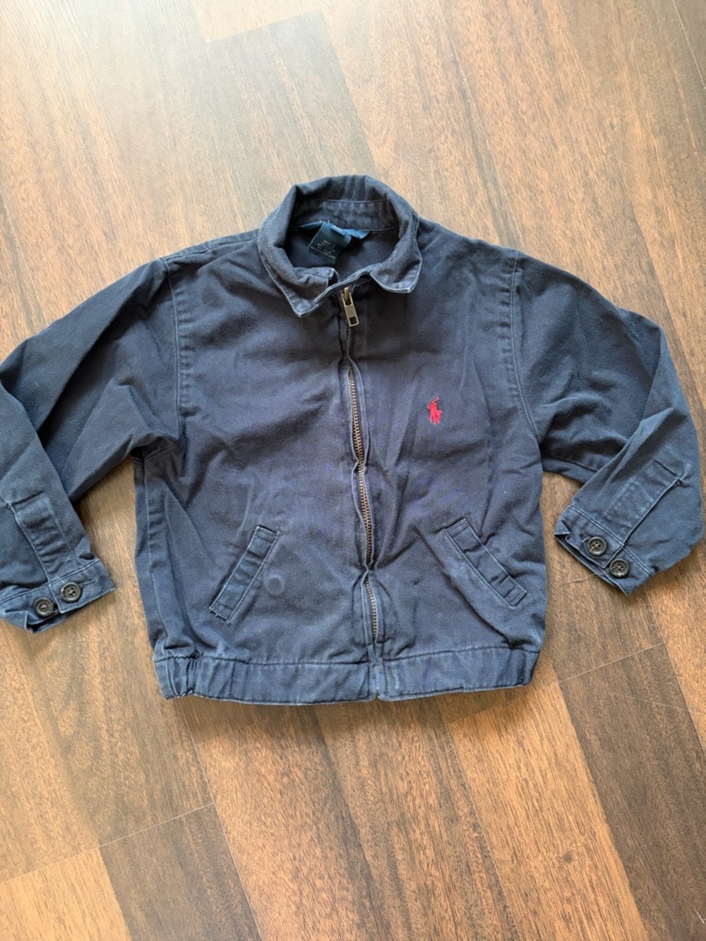 Ralph Lauren Navy Jacket with Red Polo Embroider